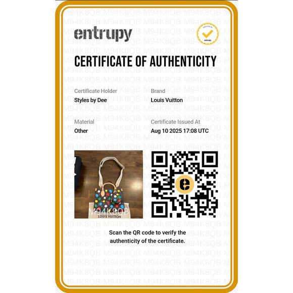 LOUIS VUITTON LV X Yayoi Kusama Monogram Dots Onthego PM Multicolor - Picture 9 of 10